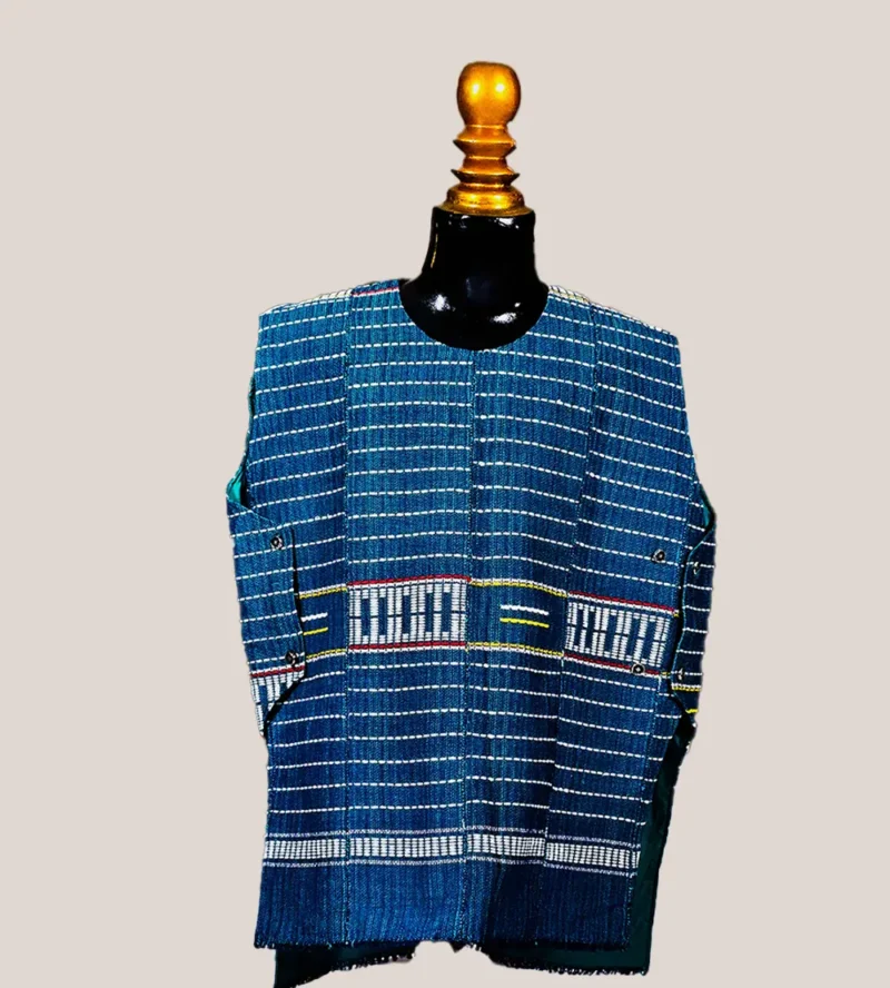Gilet africain vert émeraude