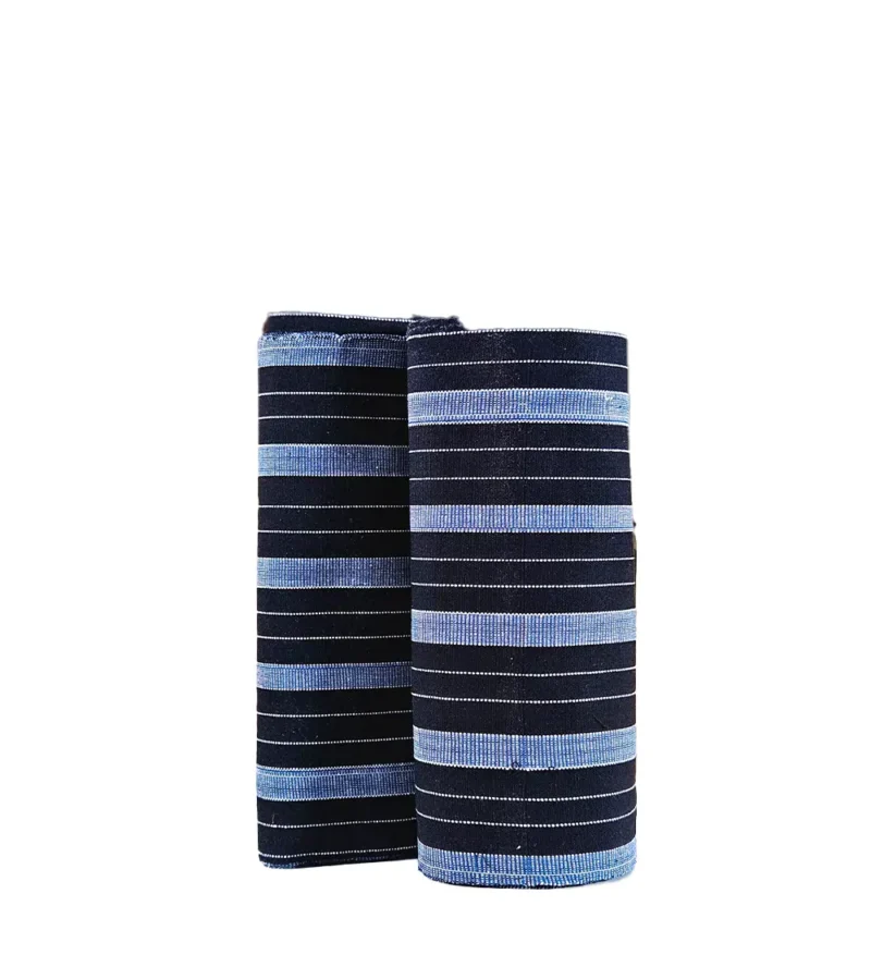 Duo faso dan fani rayé noir bleu